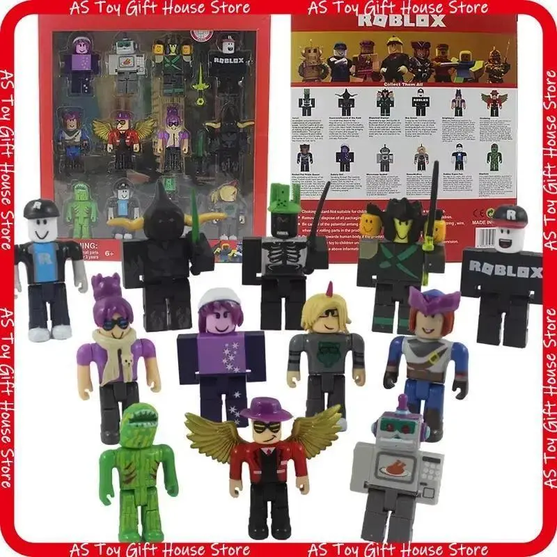 12 Pcs 2.5 To 3 Inch Roblox Action Figures Collectible Virtual Game Character Toys With Accessories Box Set For Collectors Popular toys 2026 Hot selling toys