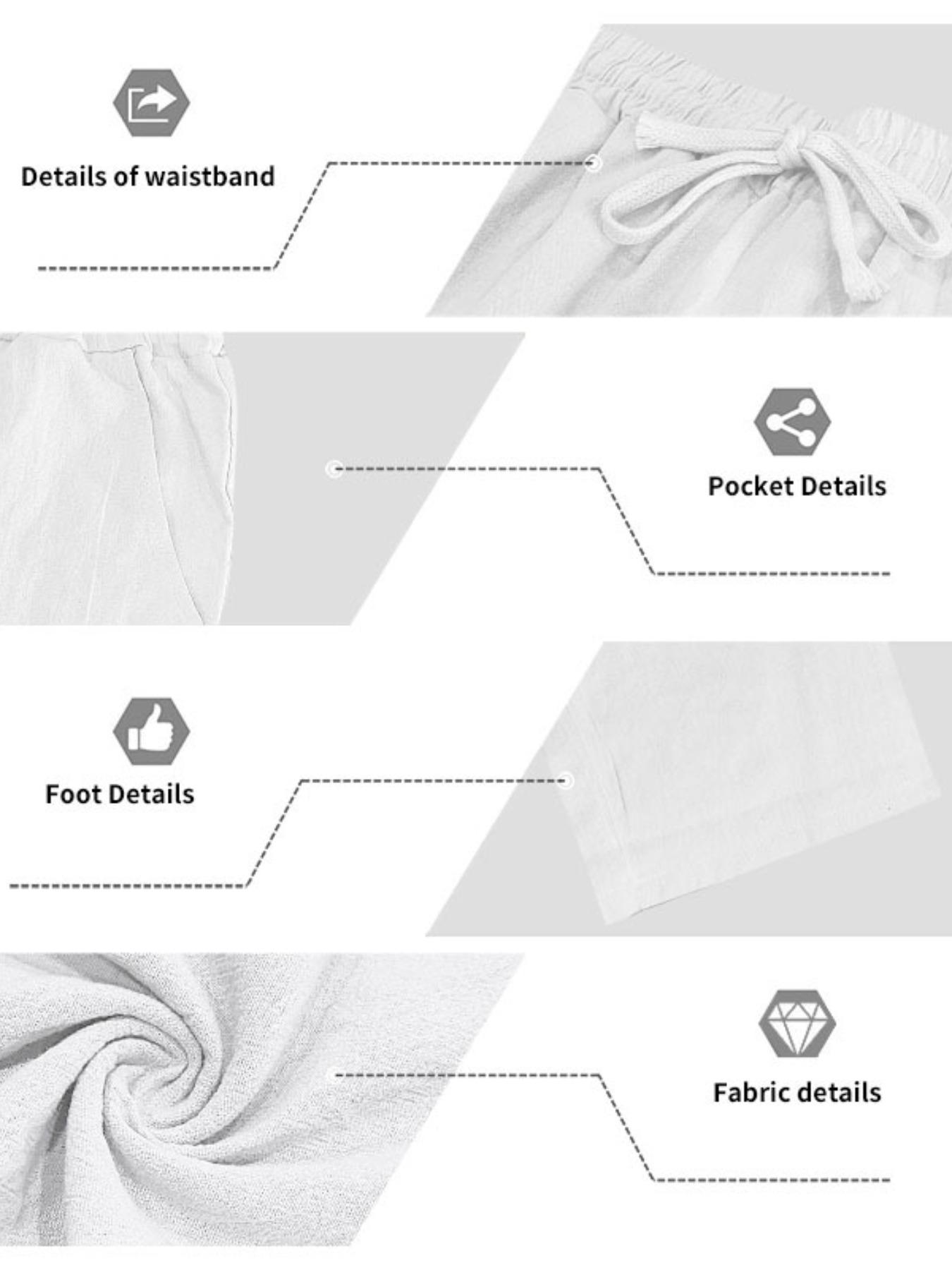 Men's Summer Linen Shirt & Pants Set, Casual Long Sleeve Beachwear, Comfortable Fashion Clothing for Vacation