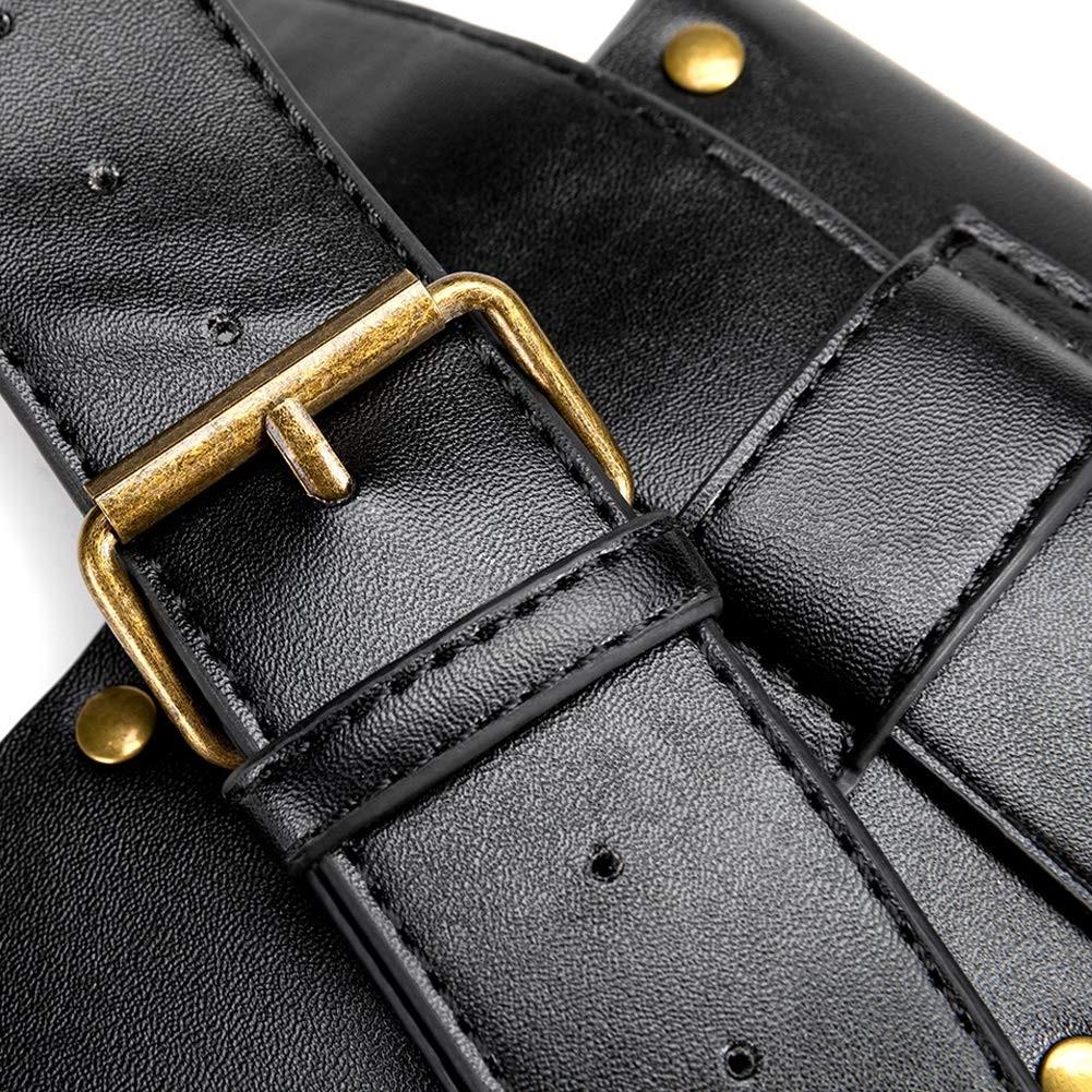 3pcs Medieval Viking Role Play Set, Vintage Belt + Buckle Phone Waist Bag + Witch Potion Bottle, Halloween Costume Accessories