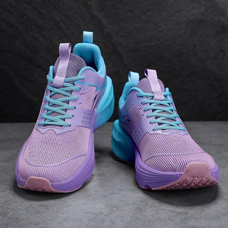 Spring New Casual Running Shoes, Comfortable Soft Thick Sole, Breathable Mesh Upper, Non-Slip Eva Sole, Ideal for Outdoor Activities