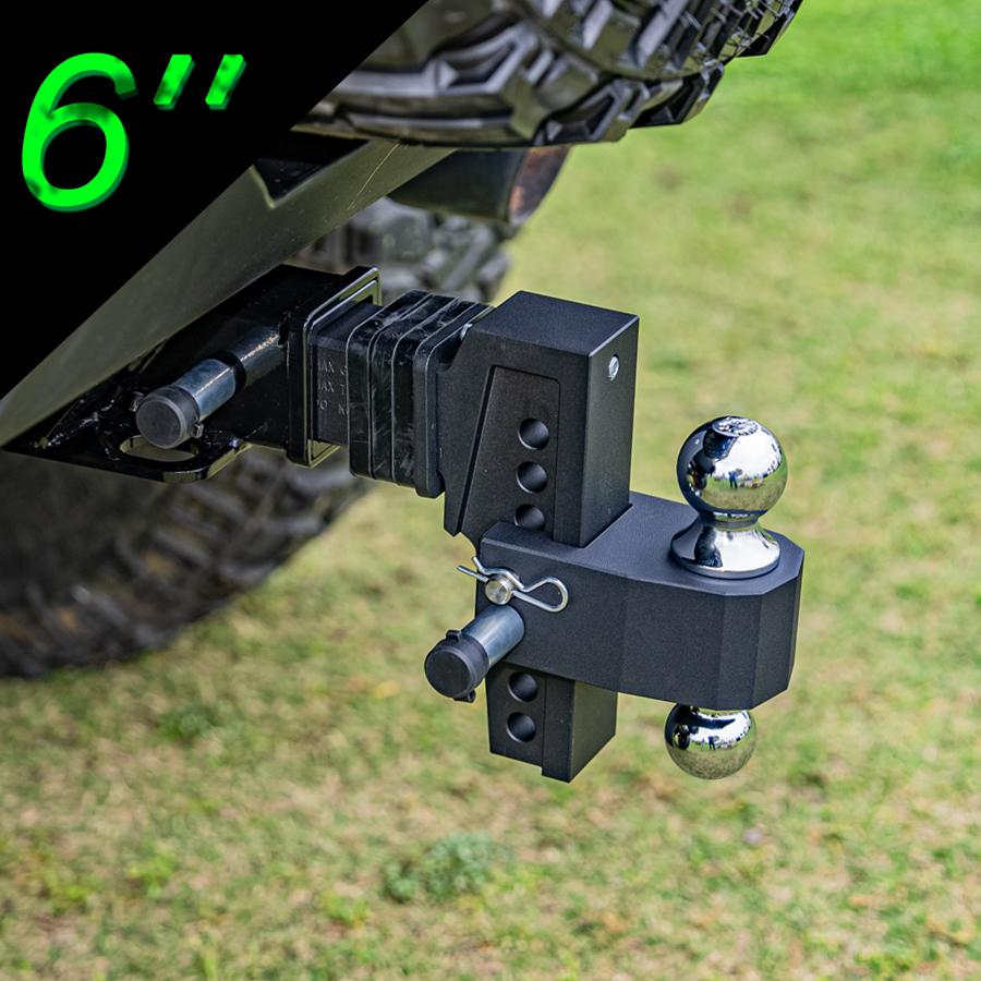VNN Drop Hitch 2.5 Inch Receiver, Dual-Ball(2'', 2-5/16''), Fits 2.5 Hitch Receiver, 6-10 Inch Drop Hitch, 18,500 LBS GTW-Drop Hitch for Trucks, Heavy Duty Solid Ball Mount, Black VNN Drop Hitch 2.5 Inch Receiver, Dual-Ball(2'', 2-5/16''), Fits 2.5 Hitch Receiver, 6-10 Inch Drop Hitch, 18,500 LBS GTW-Drop Hitch for Trucks, Heavy Duty Solid Ball Mount, Black