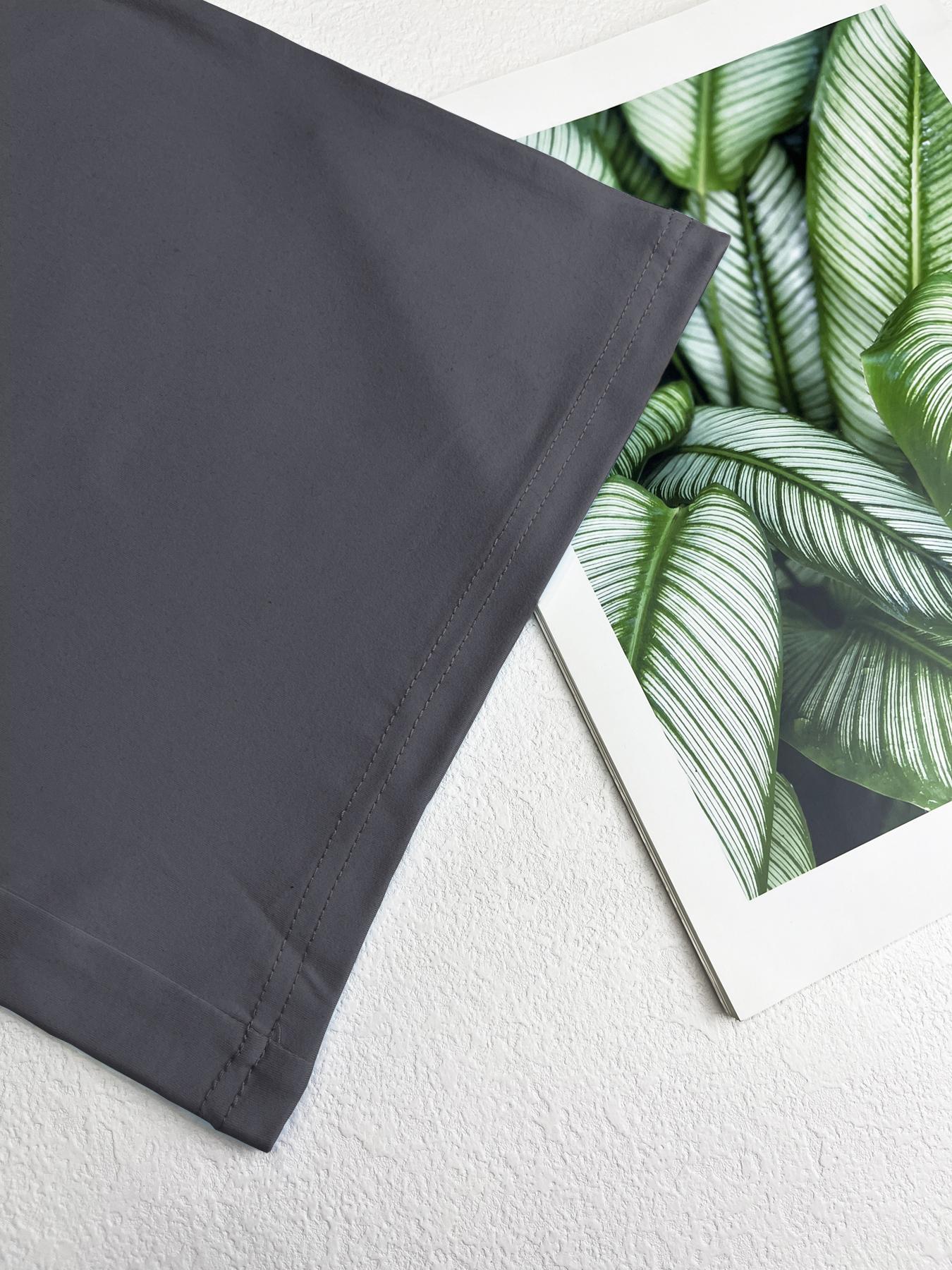 Women's High Elasticity Running Pants with Color Block Waistband Design, Outdoor Casual Hiking Gym Jogging Sportswear with Pockets Gym Sportswear Bottoms