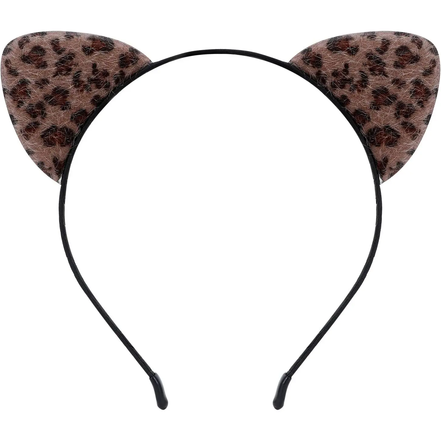 Leopard Ears Headband Leopard Print  Ears | Furry  Headband for Halloween Costume  Accessories