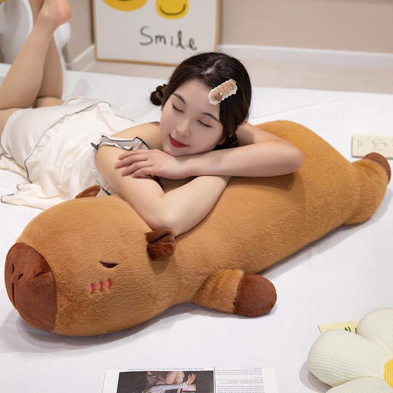 A cute capybara pillow, cute and full of security Stuffed Toy Gift Hug Lightweight fort little gifts for girls Supportive Memory Foam Soft Memory Foam stuffedanimal Teddybear squishy plushie plush huggable animal stuff box