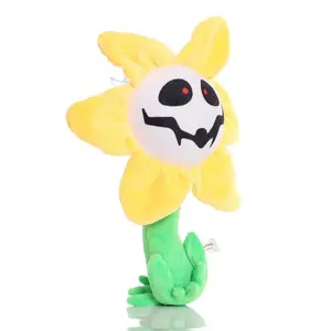 25cm Game Undertale Sunflower Cosplay Plant Cartoon Mascot Flowey Costume Plushies Figurine Stuffed Sun Flower Fan Birthday Gift