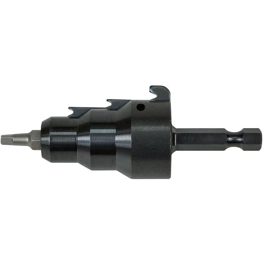 Multi-Size Conduit Reamer 85091 with Improved Bit Retention, 1/2-in, 3/4-in and 1-in Sizes, Made in USA