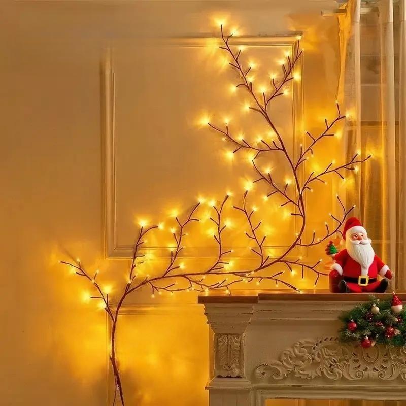 LED Tree-Shaped String Light String Light, USB-Powered LED Lighted Decorative Wall Light LED Ambient Lighting Strip Light for DIY Wreaths, Room Decor, Weddings & Holiday Celebrations, LED Light Strips Led Ambient Light #GLOBAL PICKS