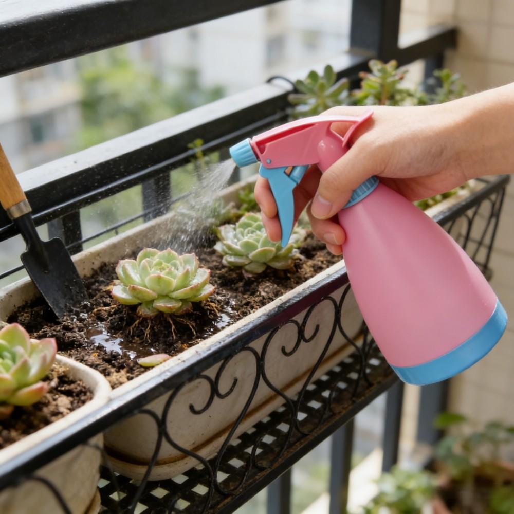 2pcs Colorful Lightweight Spray Bottles, Adjustable Nozzle Leak-Proof Design, Plastic Sprayer for Home Garden, Car Wash, Pet Cleaning