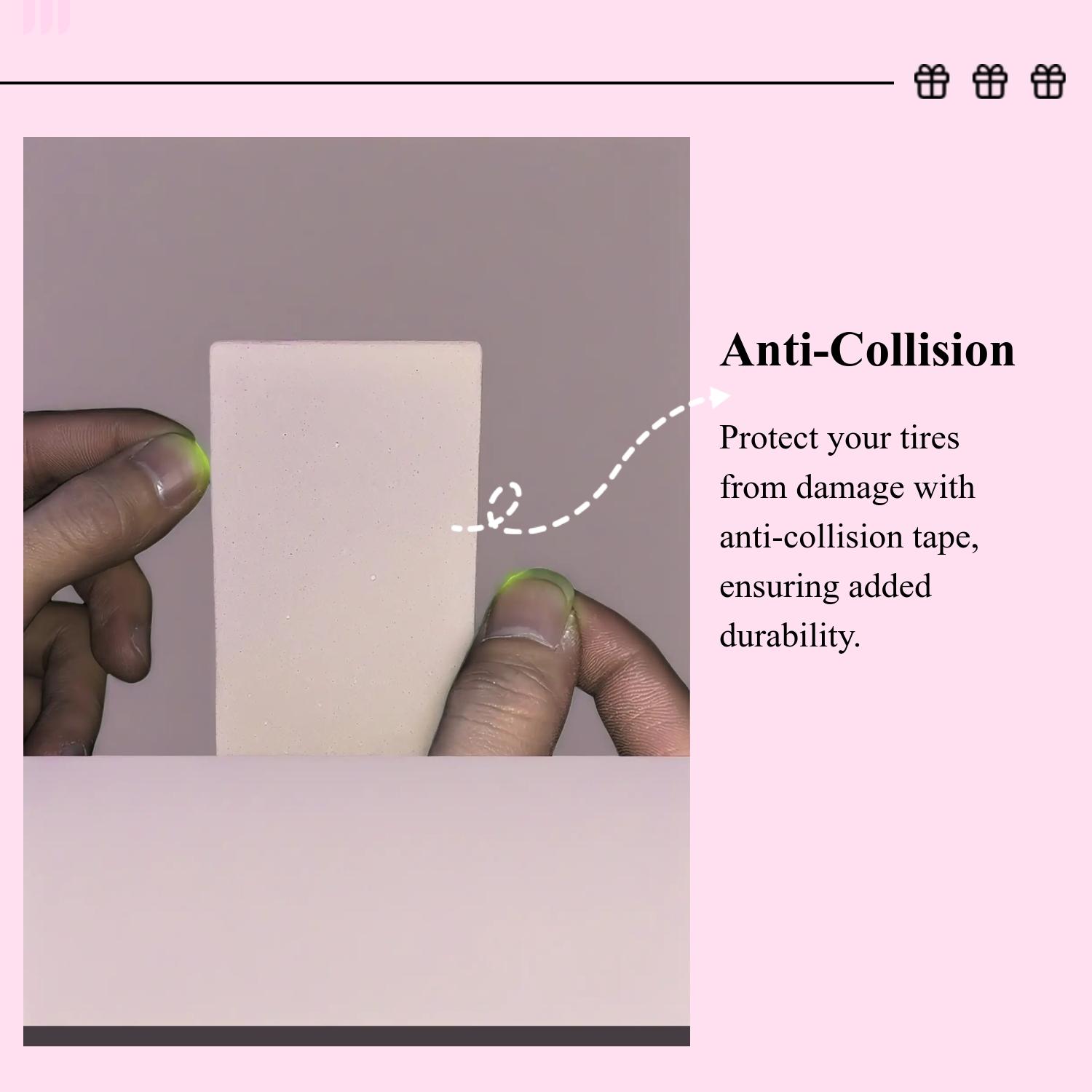 Car Wheel Reflective Stickers, Tire Warning Stickers, 3D Racing Hubcap Stickers, Anti-Collision Tape, Creative Motorcycle Decals, 20 Pieces