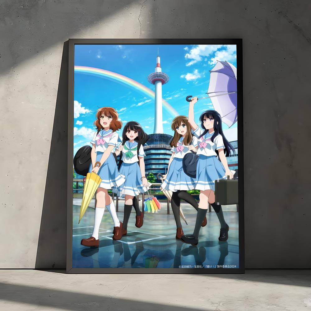 Classic L-Liz und ein Blauer Vogel Painting Calligraphy Gallery-Quality Canvas Wall Art Poster | Waterproof & Fade-Resistant | Minimalist Unframed Design | Living Room, Bedroom & Office Decor | Multiple Sizes | Holiday gifts