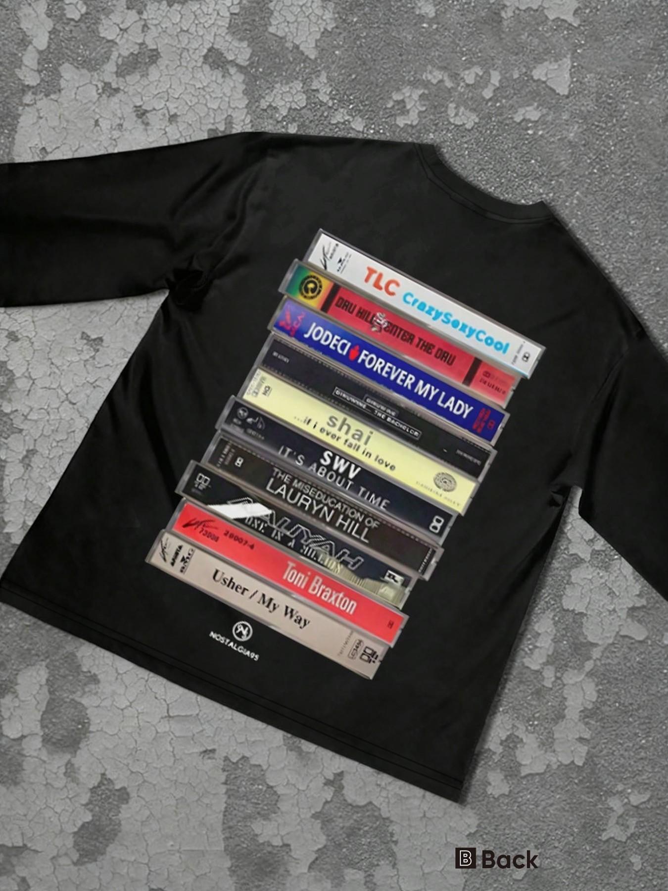 Unisex Long Sleeve T-Shirt, Fitted, Bubblegum Girl Book Print, Casual Fashion for Outdoor Vacation Party Streetwear