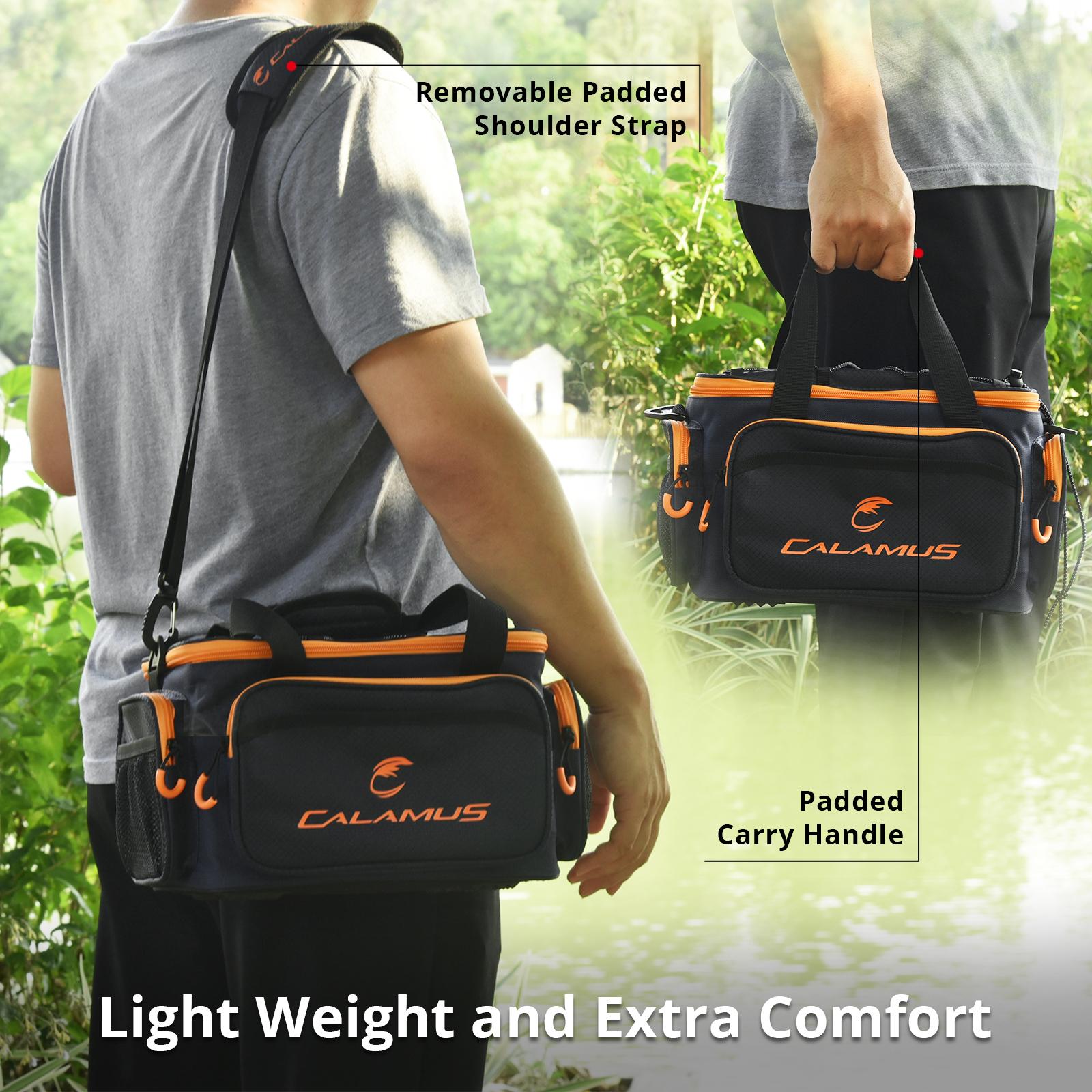 Fishing Tackle Bags - Fishing Bags for Saltwater or Freshwater Fishing - Rip-Stop PE - Padded Shoulder Strap - Pliers Storage -Green Fishing Tackle Bags - Fishing Bags for Saltwater or Freshwater Fishing - Rip-Stop PE - Padded Shoulder Strap - Pliers Storage -Green