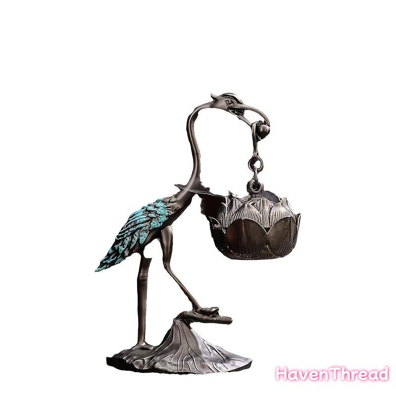 Small Crane Hanging Lotus Incense Holder - 1pc Home Fragrance ...