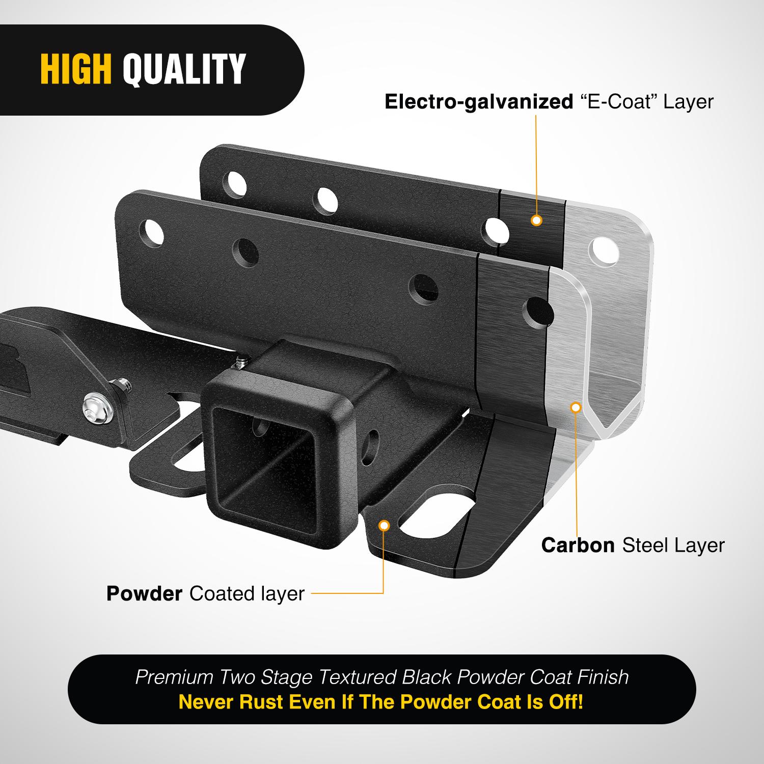 Nilight 2 Inch Rear Trailer Hitch Receiver Kit for 2021 2022 2023 2024 Ford Bronco 2 Door 4 Door (Exclude Bronco Sport) Rear Bumper Tow Hook Black Hitch Cover Kit Truck Accessory dealsforyoudays Nilight 2 Inch Rear Trailer Hitch Receiver Kit for 2021 2022 2023 2024 Ford Bronco 2 Door 4 Door (Exclude Bronco Sport) Rear Bumper Tow Hook Black Hitch Cover Kit Truck Accessory dealsforyoudays