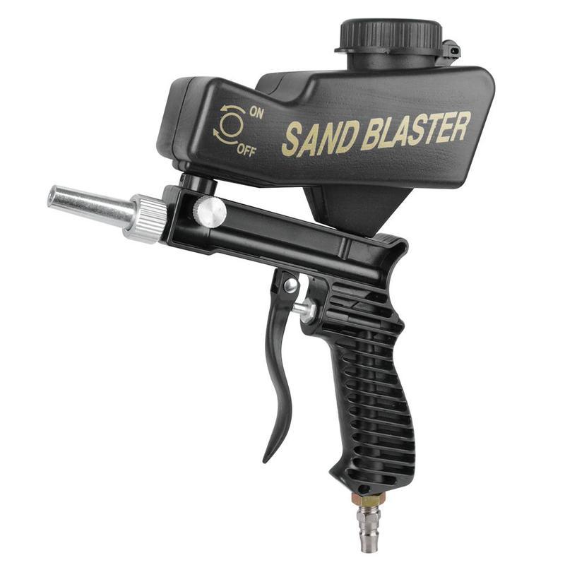 [Summervibes] Gravity Sandblasting Tools, Pneumatic Sandblasting Set, Rust Blasting Device Adjustable Blasting Machine, Pneumatic Blasting Tools Set, Professional Car Body Repair Tool, Sandblasting Accessories, Heavy Duty Pressure
