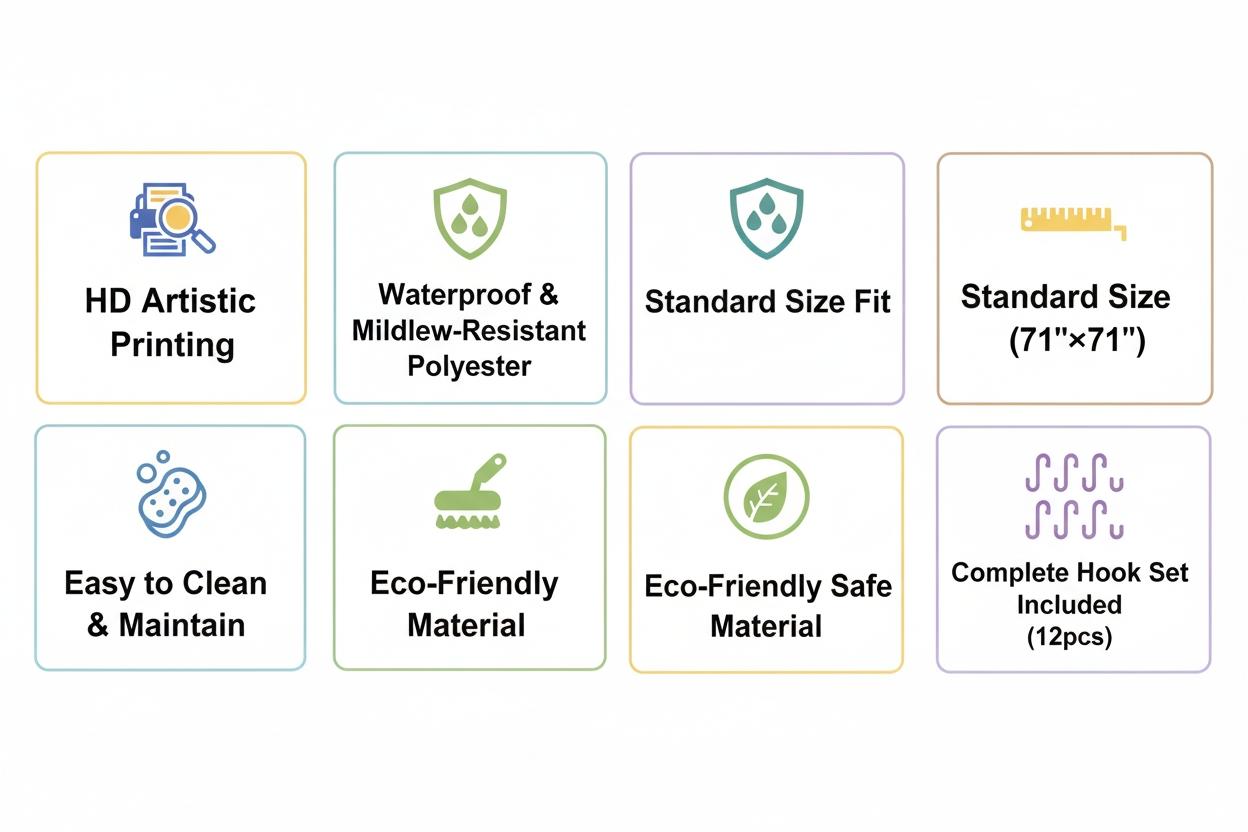 Vintage Oil Painting Style Flower Basket Bath Curtain, European Classical Artistic Bathroom Decor, Soft Polyester Material, Home Hotel Use