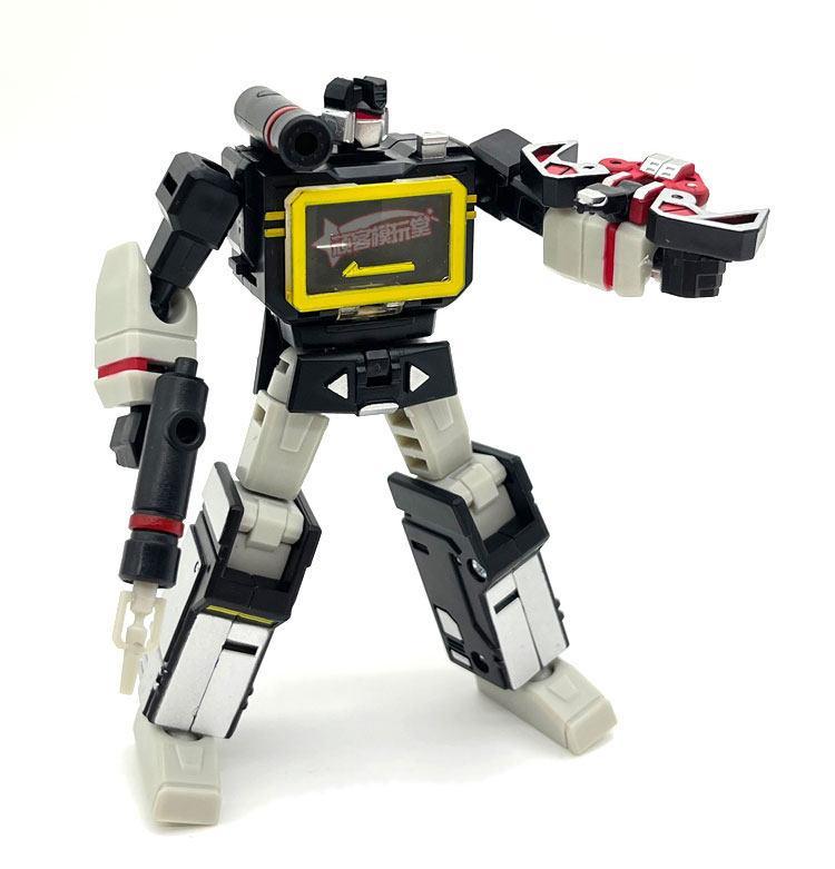 10cm Transformable Toy Shockwave Soundwave Powerglide Small Scale G1 Animated Robot Model Figurine Boy Gift