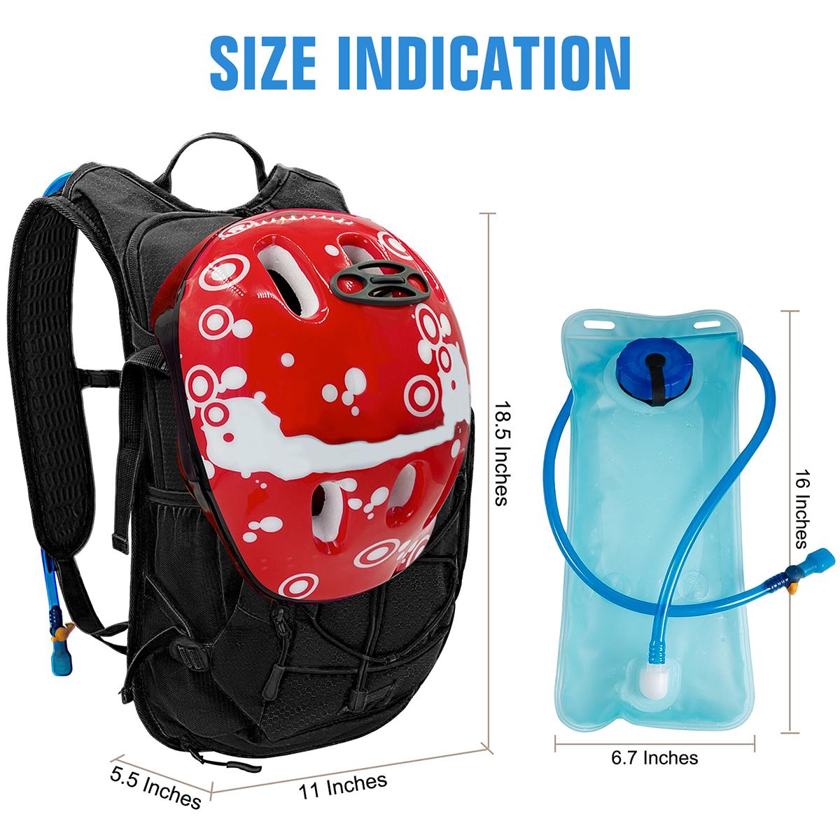Wolt Hiking Hydration Backpack with 2L Hydration Bladder for Women, Men, Cycling, Climbing, Motorcycle Accessories Outdoor Adventures Fathersdaygift