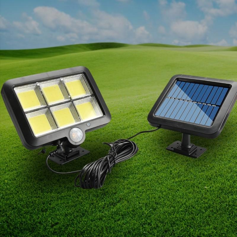 1pc Solar Light 6cob LED, Motion Sensor Outdoor Security Lamp, Waterproof Decking & Patio Light, Ideal for Garden, Fence, Pathway