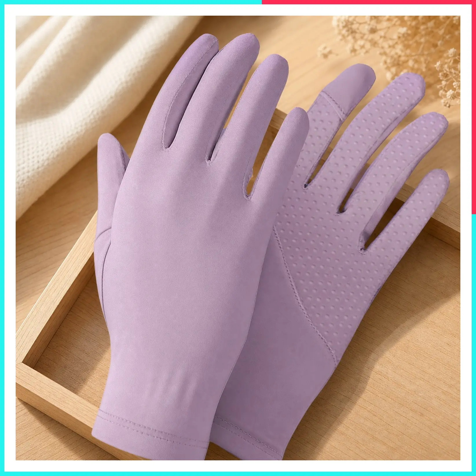 Women's Driving Gloves with UPF 50+ UV Protection, Touchscreen Full Finger