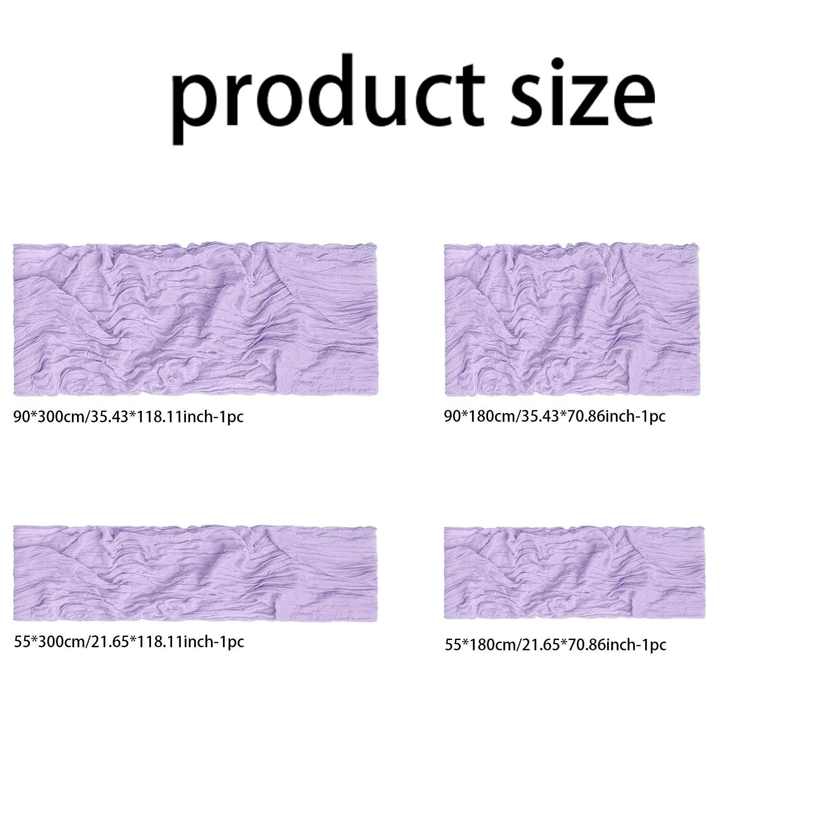 1/6/10pcs Purple Table Runner Bohemian Country-Style Table Runner, Suitable for Weddings, Baby Baptism Parties and Holiday Decorations