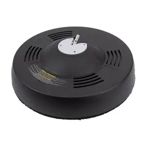 15 Inch Pressure Washer Surface Cleaner, 4000 PSI Stainless Steel Nozzle Rotary Disc Cleaning Attachment Hot Cold Water Compatible for Driveway Patio Sidewalk Yard Cleaning
