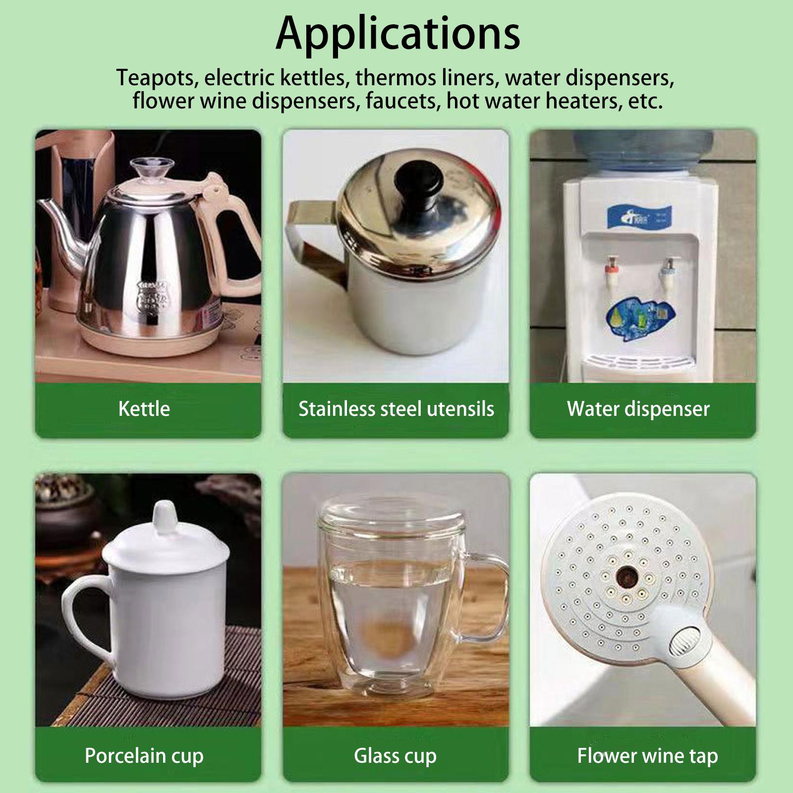 Citric Acid Descaling Agent,Scale Cleaner,Household Electric Kettle Scale Tea Scale Cleaner Stain Remover.