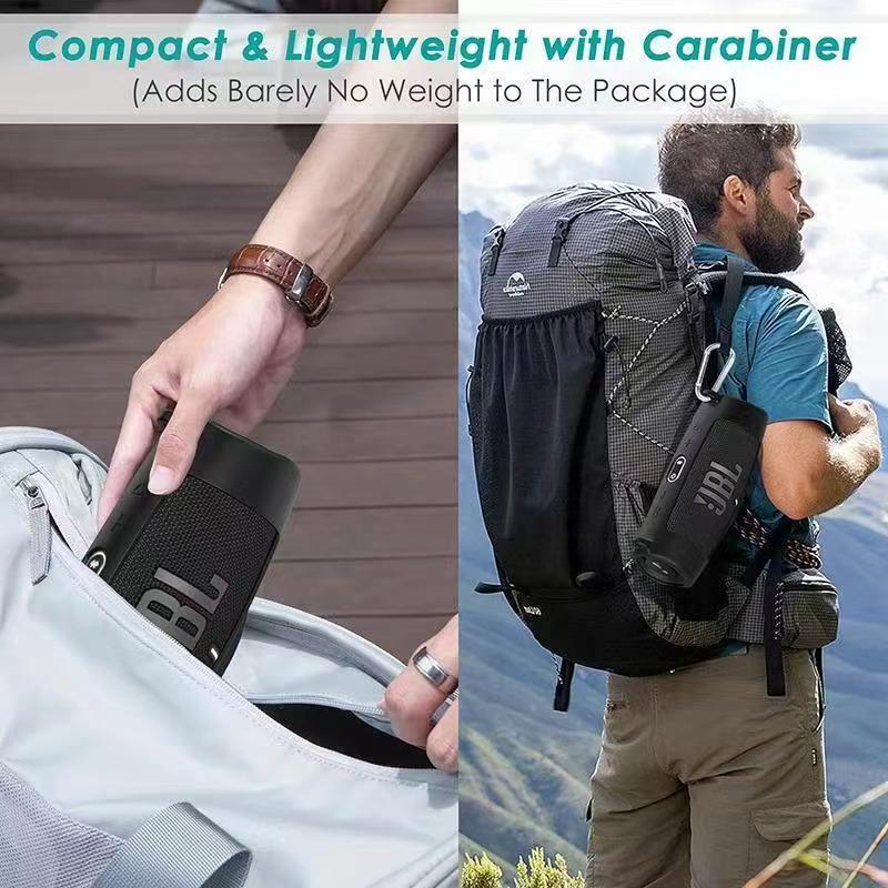 remium Silicone Case for JBL Charge 6, Full Protection Sleeve with Carrying Handle, Detachable Shoulder Strap and D-Ring, Lightweight & Durable for Daily Use and Outdoor Activities. bluetoothspeaker portablespeaker