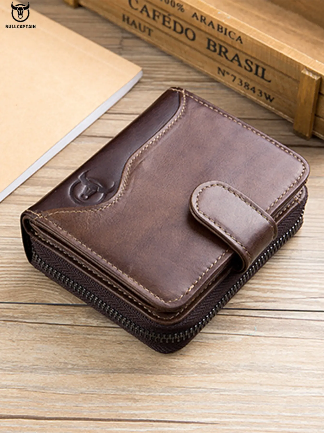 Men's Business Minimalist Leather Short Wallet,  Casual Trendy Bifold Wallet with Multiple Card Slots, Simple Style for Daily Use As Gift for Men, Fashionable Card Holder, Stylish Wallet, Cardholder, Card Slots Pocket, Business Wallets