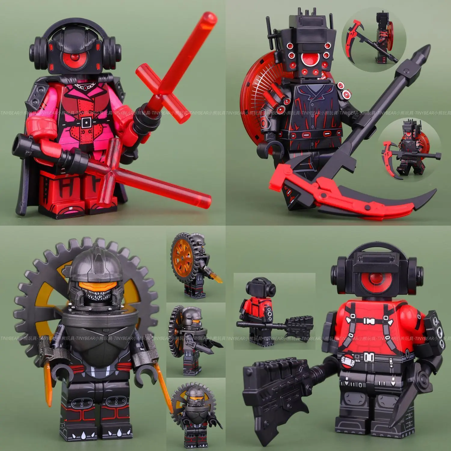 KDL838 KDL844 KDL846 New Skibidi Toilet Building Blocks Cameraman Mini Action Figure Toys