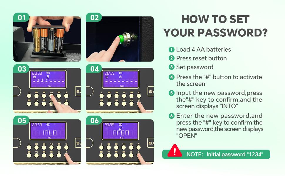 ACTIGER 5.2 Extra Large Thick Steel Safe Box with Digital Keypad, Electronic Lock, High Security Anti-Theft Protection, Smart Alarm System, Heavy Duty Steel, Inner Locking Cabinet for Home, Office, Valuables, and Documents