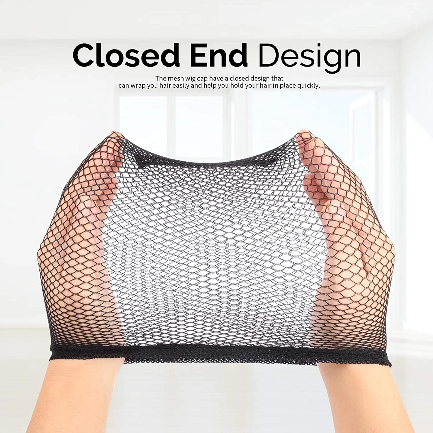VSIGN Mesh Wig Caps & Fishnet Hair Net for Women, Nylon Weaving Net for Daily or Cosplay