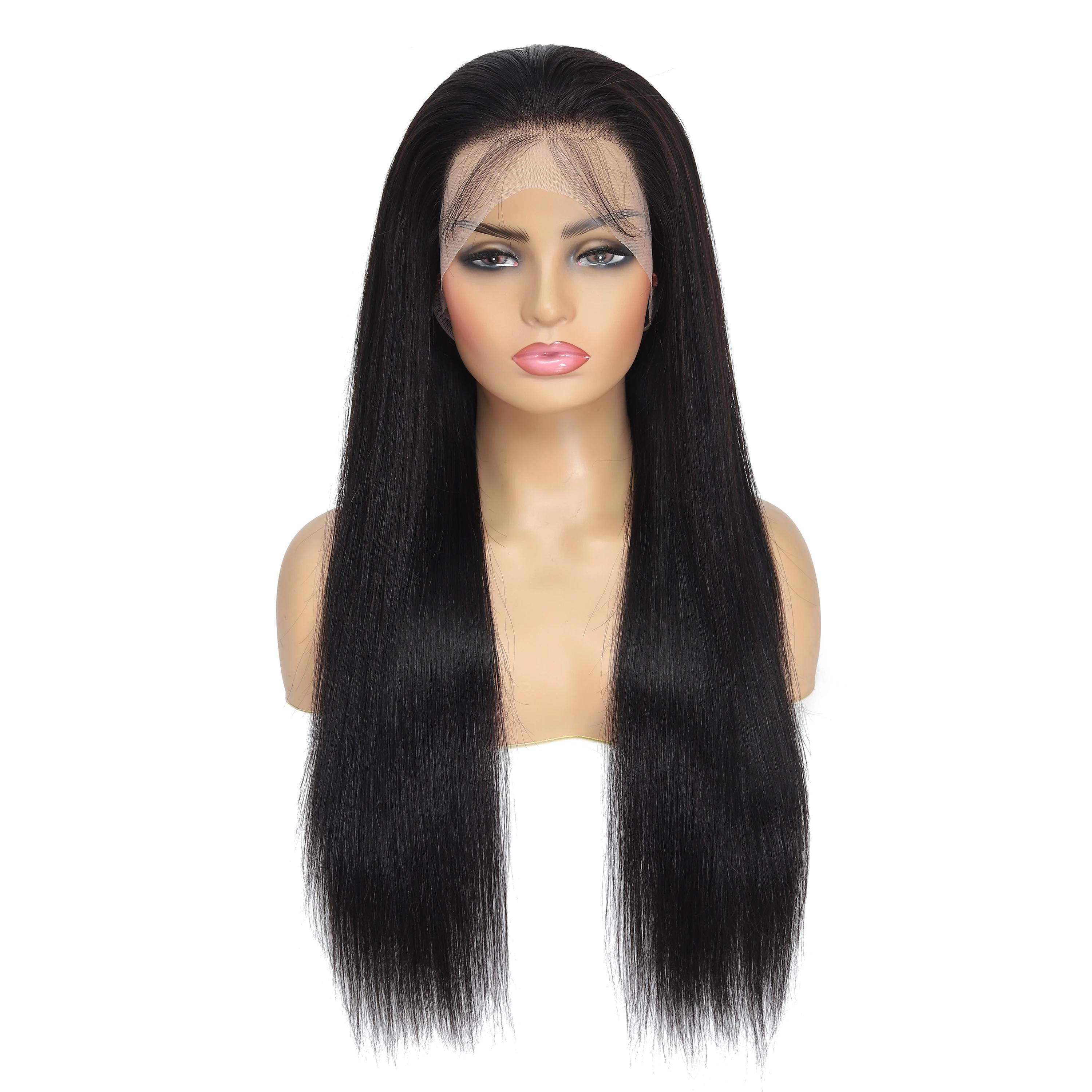 30 Inch Bone Straight Brazilian 13x4 13x6 Lace Front Real Hair Wigs For Women 180 Density Wig Bling Hair