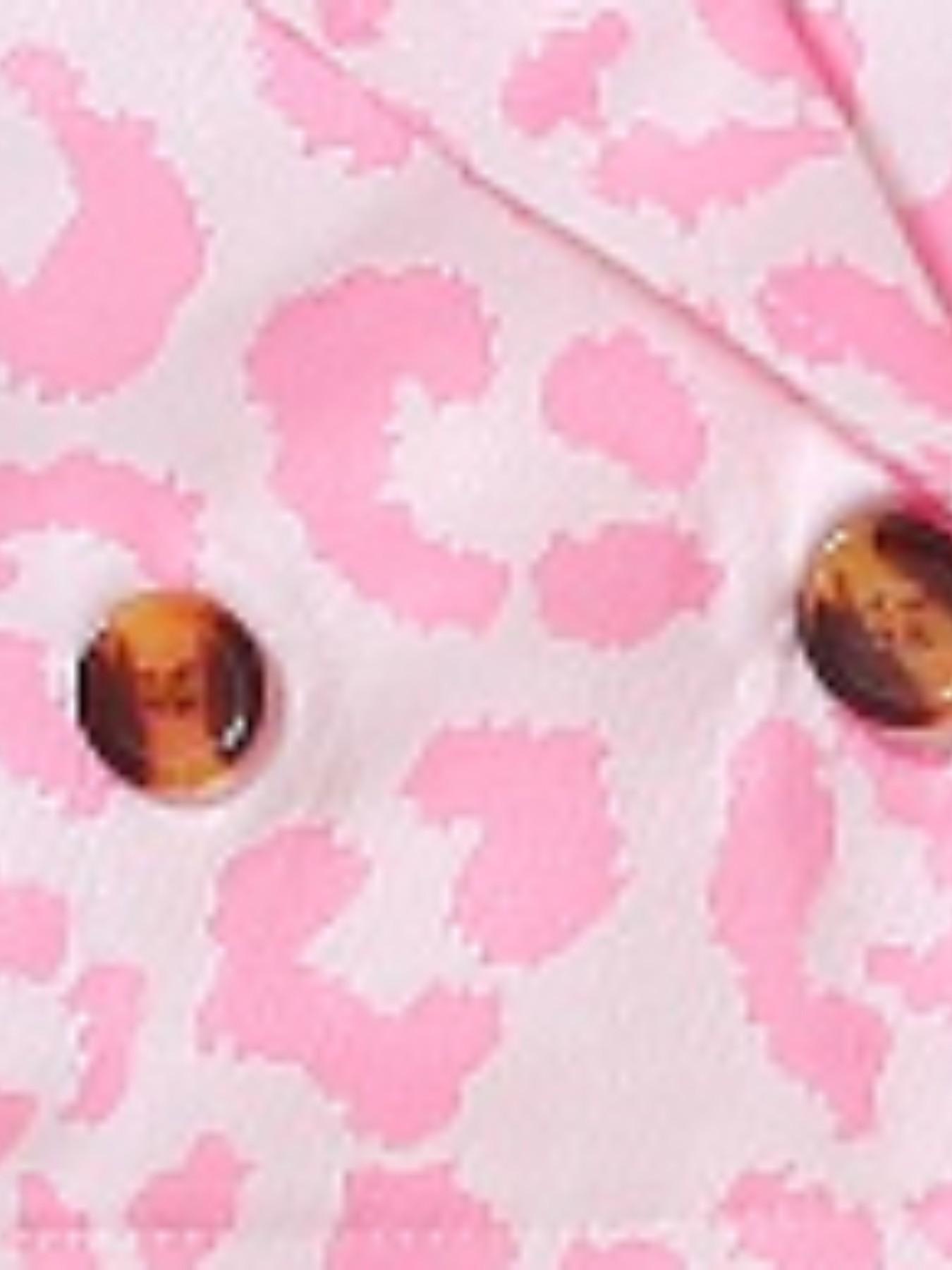 Barbiecore Outfit! Toddler Pink Leopard Blazer & Skirt Set