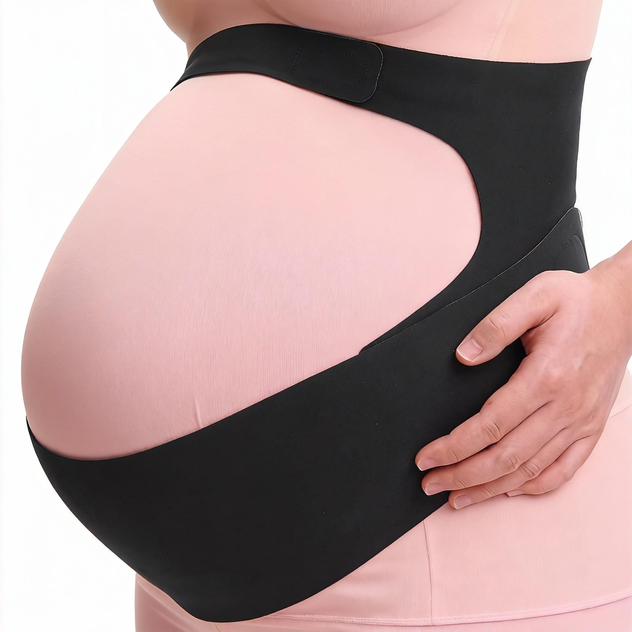 Pregnancy Belly Band, Cozy Support Ergonomic Maternity Belt, Invisible Pregnancy Support for Back, Abdomen, Waist Comfort
