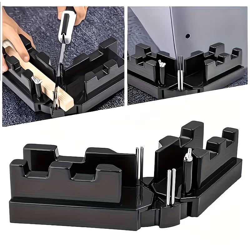 Multifunctional Angle Cutting Guide Tool, Precision Home Renovation and Woodworking Project, Durable Plastic/iron Structure
