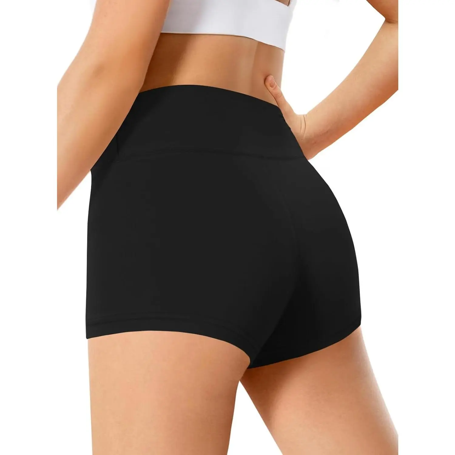 Girls High Waist Athletic Biker Shorts Soft Stretchy Comfy for Yoga Dance Gymnastics Running Volleyball CheerGift