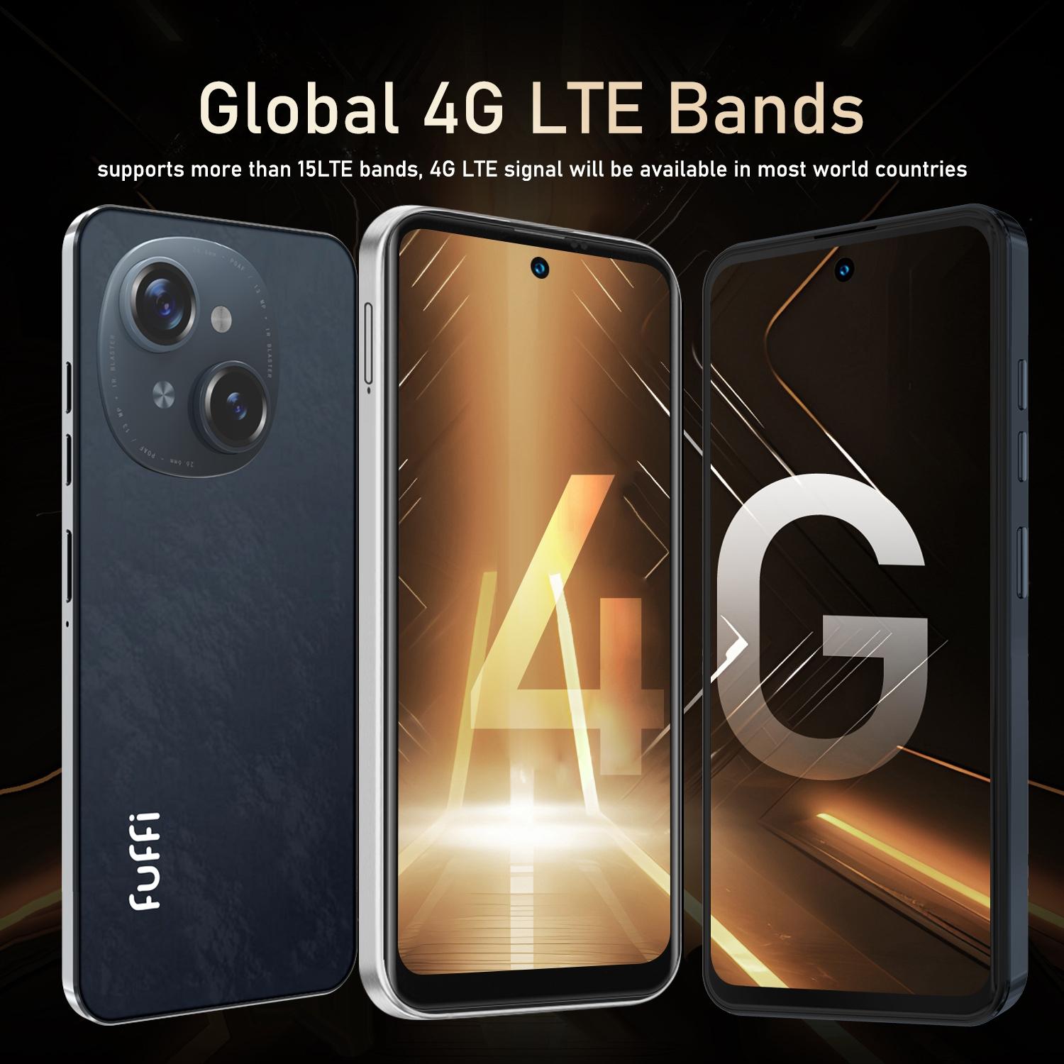 Fuffi Fashion 6.56-Inch HD Screen Quad-Core Processor 3gb RAM 32GB ROM 3100mah Battery 4G network Dual Sim Android System Mobile Phone Cellphone