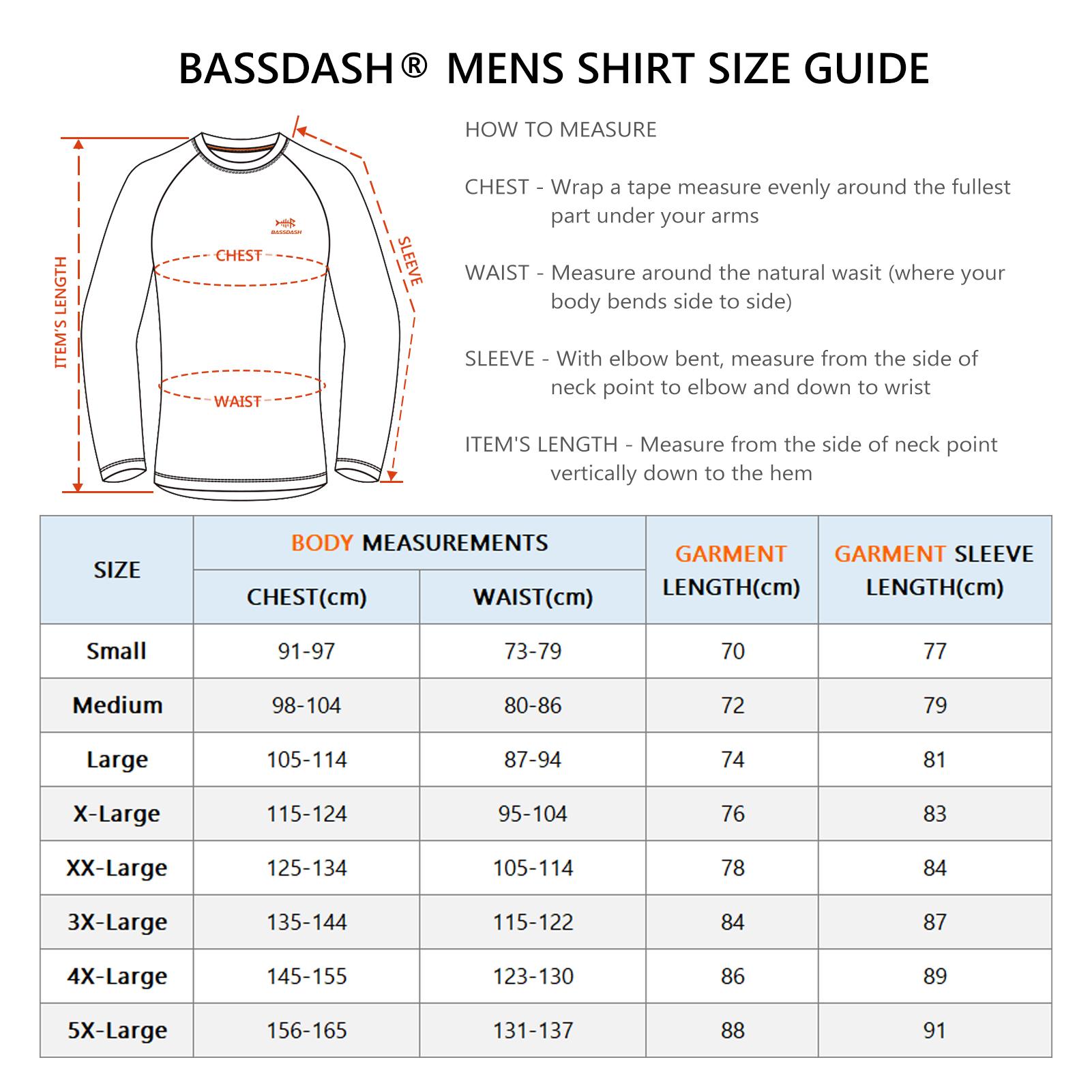 BASSDASH Men’s Lightweight Camo Hunting Shirt UPF 50+ Sun Protection  Long Sleeve Hiking Fishing Performance Tee Mesh Panels