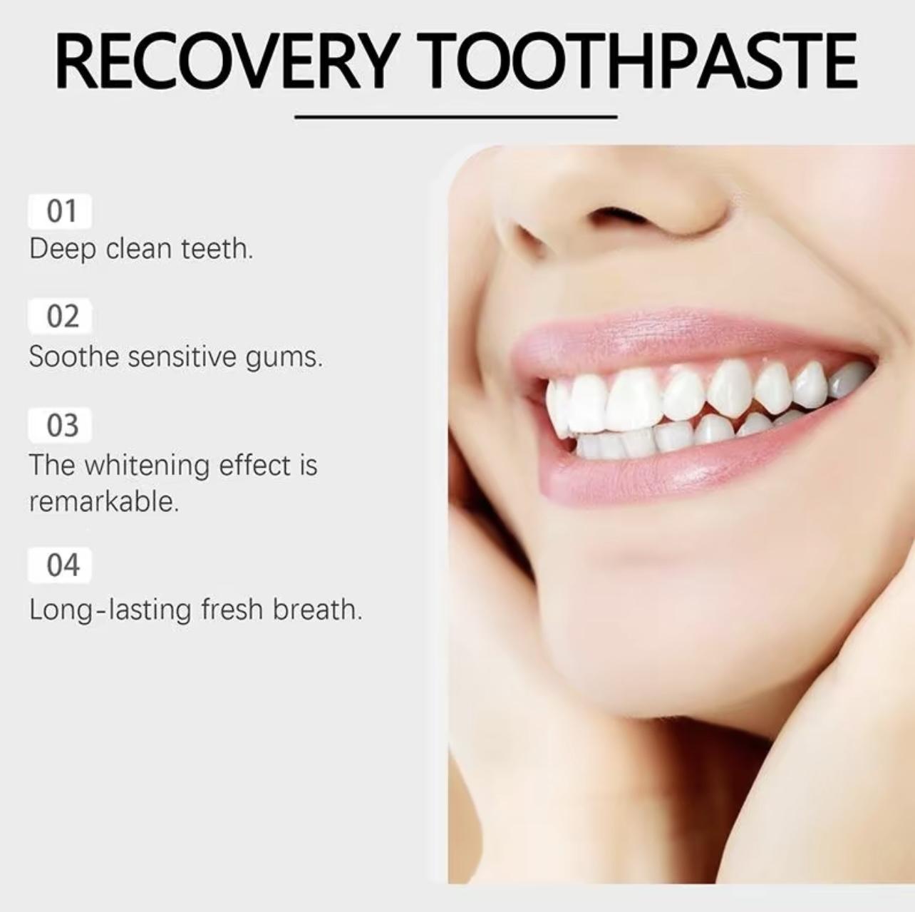 Hydroxyapatite Toothpaste for Advanced EnameProtection,Gentle and Effective Formula, Fluoride-FreeToothpaste for Sensitive Teeth