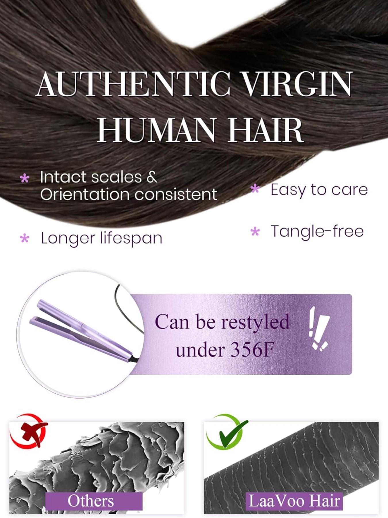 Invisible Micro Nano Bead Hair Extensions, Thin Ring Hair Clips, Real Human Hair Extensions, Thick Invisible Pearl Rings