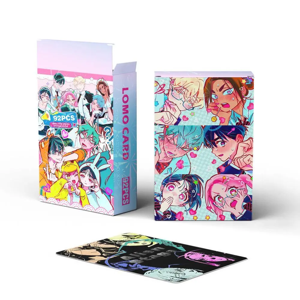 The latest 92PCS ALIENSTAGE anime photo card, alien stage mini sticker, self-printed LOMO card for 2025