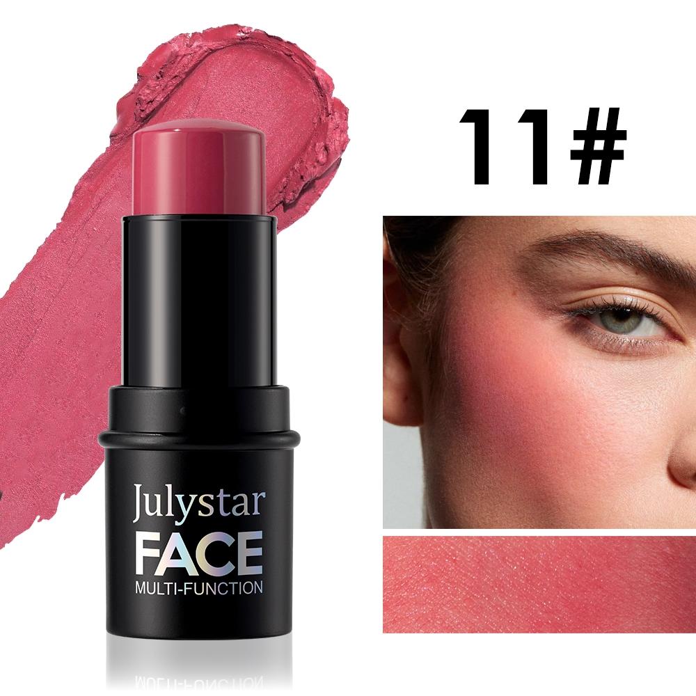 Julystar Multi-Functional Makeup Stick, Highlighter, Contour, Blush, Eyeshadow, Natural Blend, Moisturizing, Portable, Multiple Colors Available