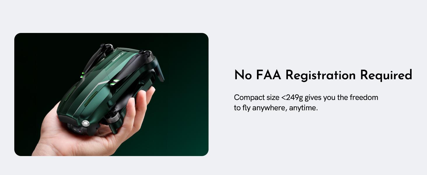 Gleesfun G11MINI 4K, Drones with Camera for Adults 4K Video 8K Photo, Camera Drone with 3-Axis Gimbal 20000ft Transmission, Cruise Control GPS with Beeper, Under 249g No FAA Required, Beginners