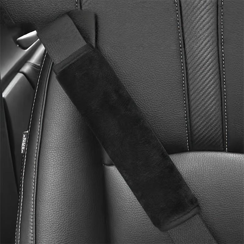 4-Pack Fabric Car Safety Belt Shoulder Pads, Comfortable Pressure Relief, Sweat-Absorbing, Anti-Chafing, Backpack Shoulder Pad Protector