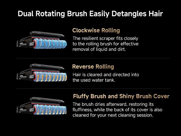 DREAME H12 Pro FlexReach Vacuum Mop, Wet Dry Vacuum Cleaner, 0 Tangle Cordless Vacuum Mop All-in-One for Hard Floors, 180° Lie-Flat Floor Cleaner Machine with 194°F Hot Self-Cleaning, 50Mins Runtime DREAME H12 Pro FlexReach Vacuum Mop, Wet Dry Vacuum Cleaner, 0 Tangle Cordless Vacuum Mop All-in-One for Hard Floors, 180° Lie-Flat Floor Cleaner Machine with 194°F Hot Self-Cleaning, 50Mins Runtime