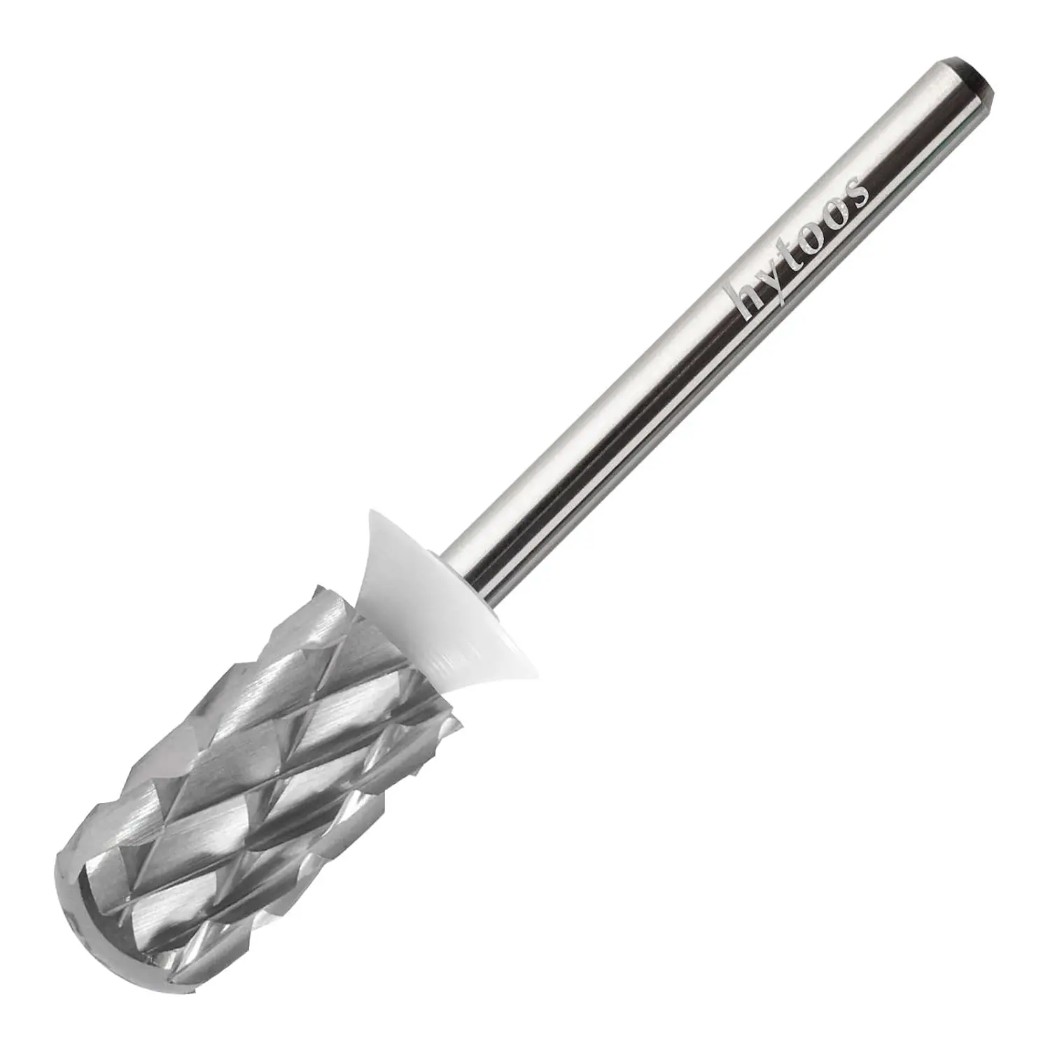 5XC Barrel Carbide Nail Drill Bits, Safety Large Round Manicure Bit, 3/32 Shank for Righties, Electric Drills Accessories, Hard Gel Acrylic Powder Remover (5XC, Large Barrel)