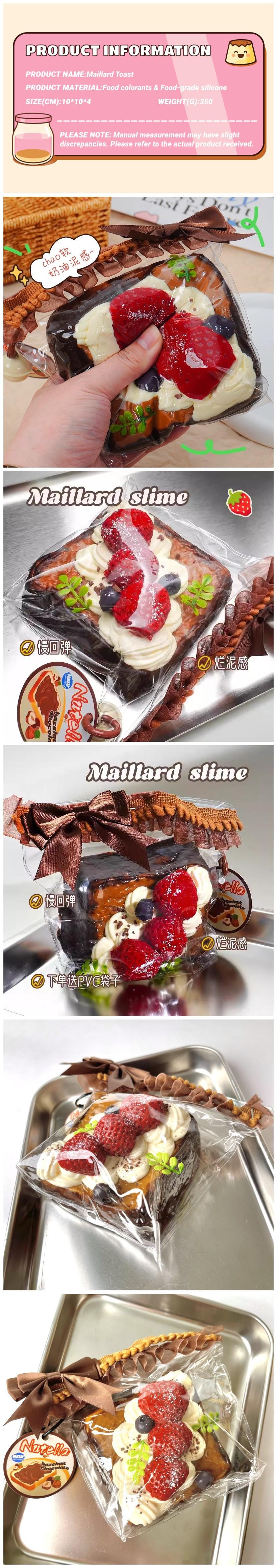 【Buy 3 get 1 free】Chocolate Raspberry Tower Cake Food-Grade Silicone Slow-Rising Rebound Squishy Fidget Toys for Stress Relief - Soft Squeeze Toys with Thick Creamy Slime Texture, Handmade Non-Toxic Sensory Toys