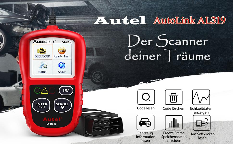 Autel AL319 OBD2 Scanner Code Reader, Enhanced Check and Reset Engine Fault Code, Live Data, Freeze Frame, CAN Car Diagnostic Scan Tools for All OBDII Vehicles After 1996, 2024 Upgraded Autel AL319 OBD2 Scanner Code Reader, Enhanced Check and Reset Engine Fault Code, Live Data, Freeze Frame, CAN Car Diagnostic Scan Tools for All OBDII Vehicles After 1996, 2024 Upgraded
