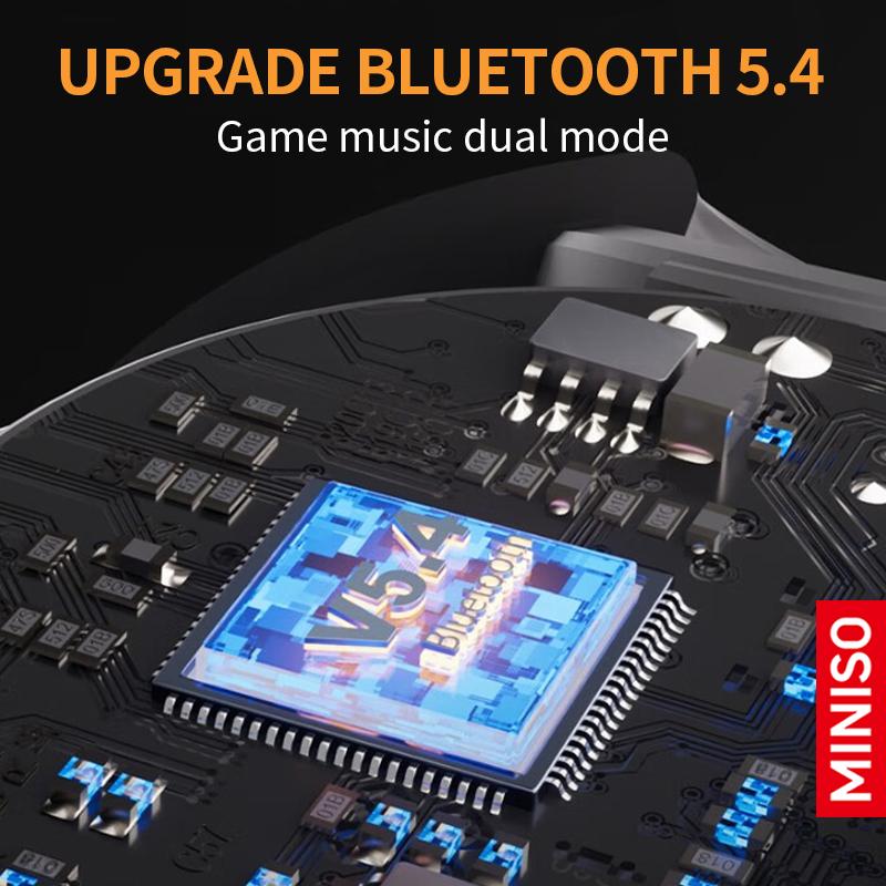 MINISO X15pro Wireless Headphones Bluetooth 5.4 OWS Waterproof Sport Earphones Noise Reduction Headsets HIFI Stereo